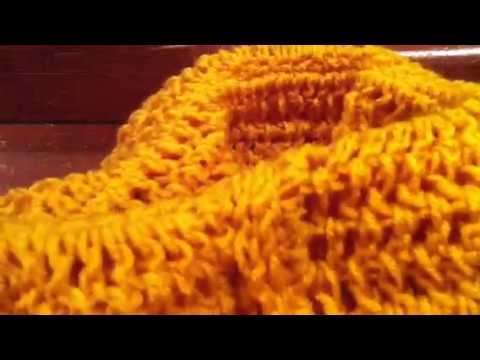 Cowl neck scarf I crocheted