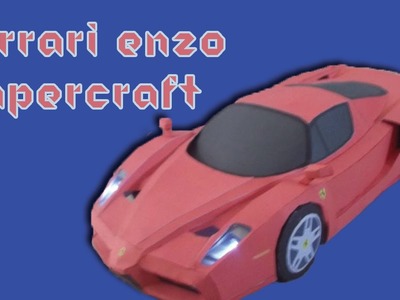 Hichem Korbosli - PaperCraft Ferrari Enzo !