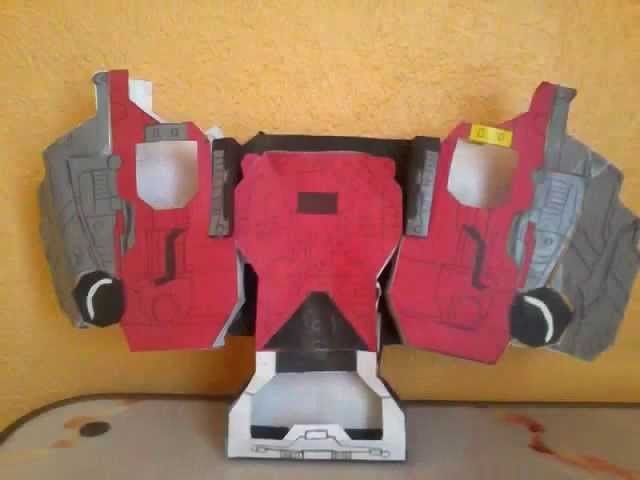 Kamen rider w.  w(double)driver papercraft