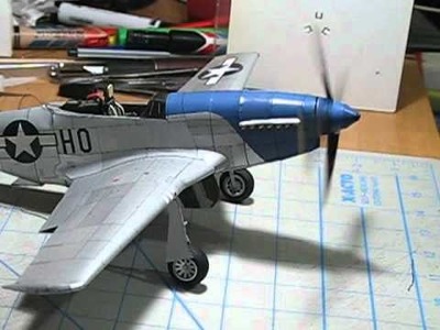 P-51D Mustang Papercraft