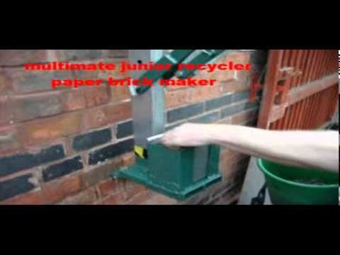 Paper briquette maker paper brick maker