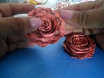 Paper roses tutorial