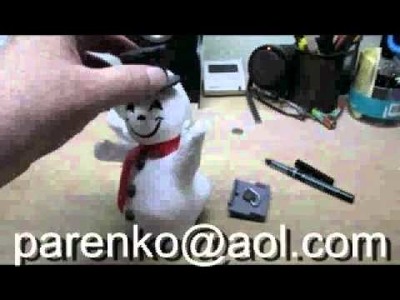 Parenko's DIY Paper Mache Snowman