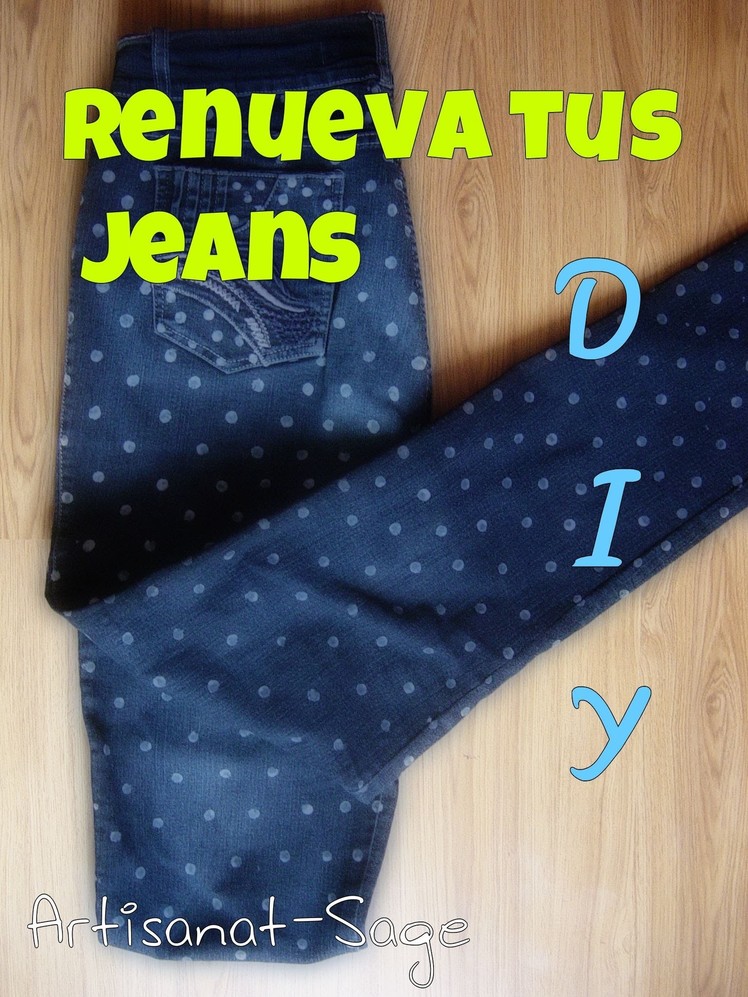 Renueva tus jeans-pantalon-DIY How to