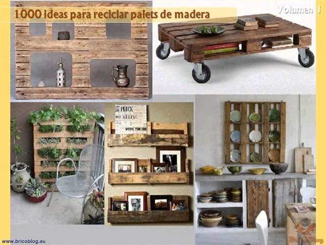 1000 ideas creativas para reciclar palets de madera - Volumen I
