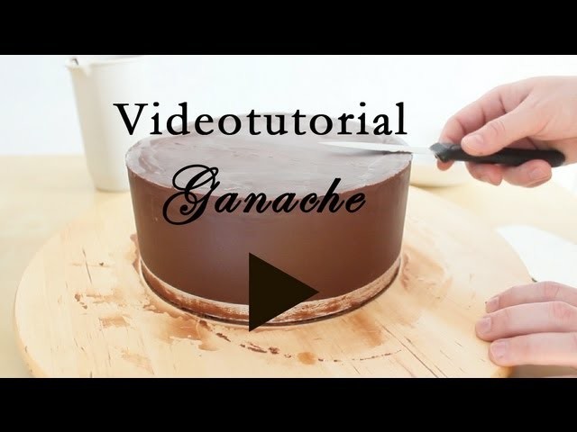Como conseguir un pastel con bordes rectos y perfectos - Ganache - www.elblogdeislapastel.com