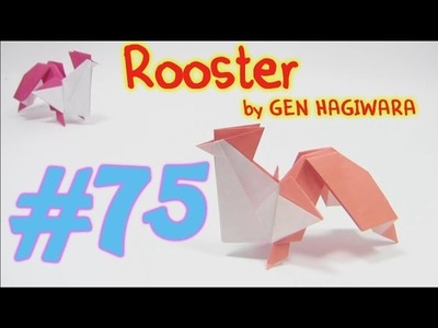 Cool Origami Rooster  | Como fazer origami galo
