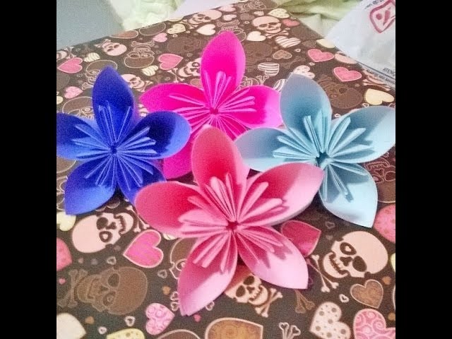 DIY   Flores de Origami