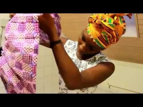DIY  Peplum top  (African Print)