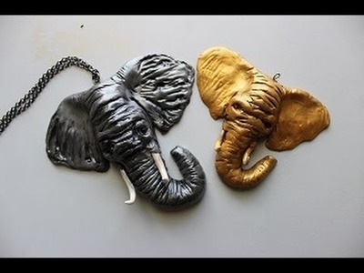 DIY: Polymer Clay Elephant Charm
