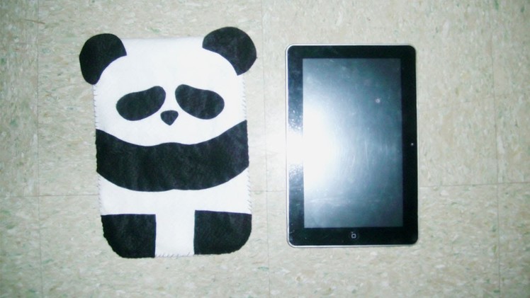 Funda para tablet. Oso Panda