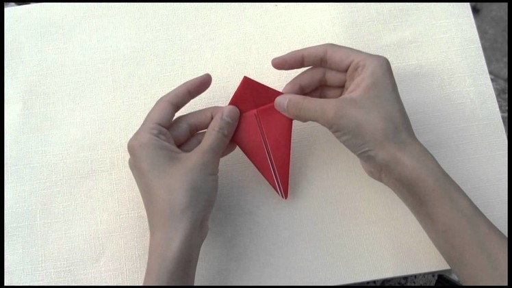 How to fold origami crane