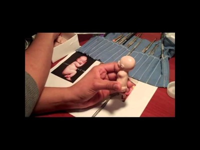 Making a polymer clay baby torso
