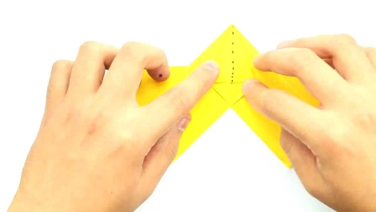 Origami flapping butterfly