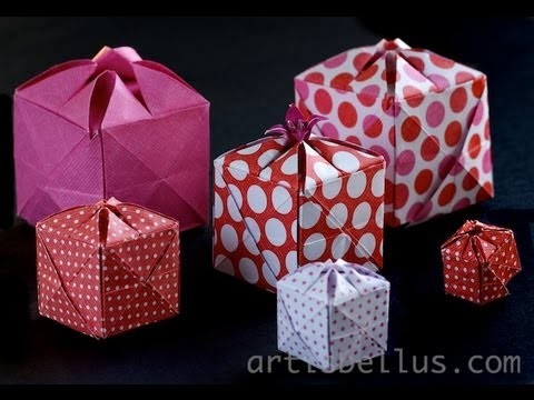 Origami Flowery Box
