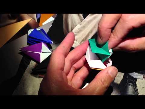 Origami modular star - inadvertent asmr