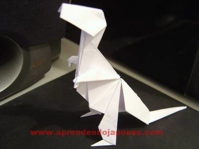 Origami T-Rex - Tiranossauro de Origami (John Montroll)