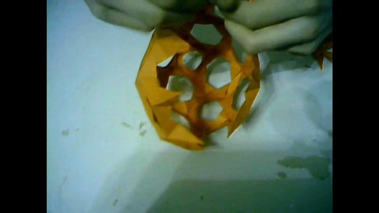 Origami Tutorial - modular origami gyroskopic egg ( PhasmidFan1994's Easter special   Part 2)