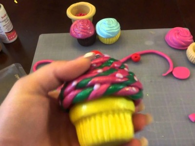Polymer Clay Cupcake container
