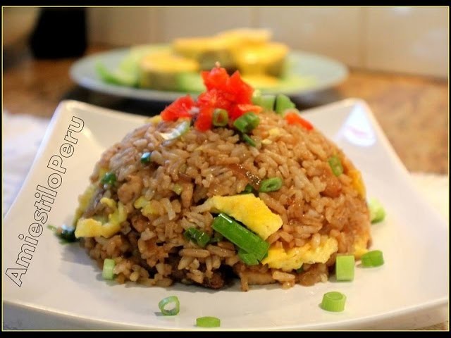 ARROZ CHAUFA  pollo & carne de res