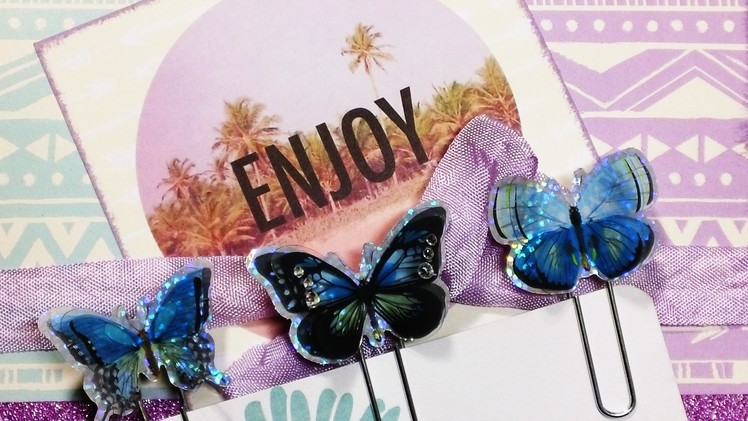 Butterfly Paper.Planner Clips!
