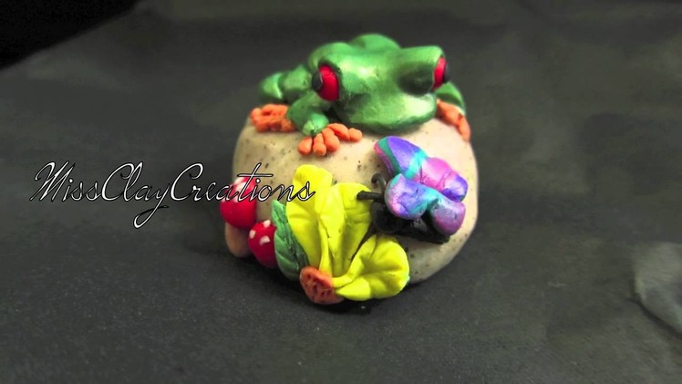 Clay Tree Frog project by MissClayCreations