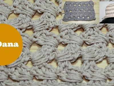 Crochet criss cross vintage stitch by Oana