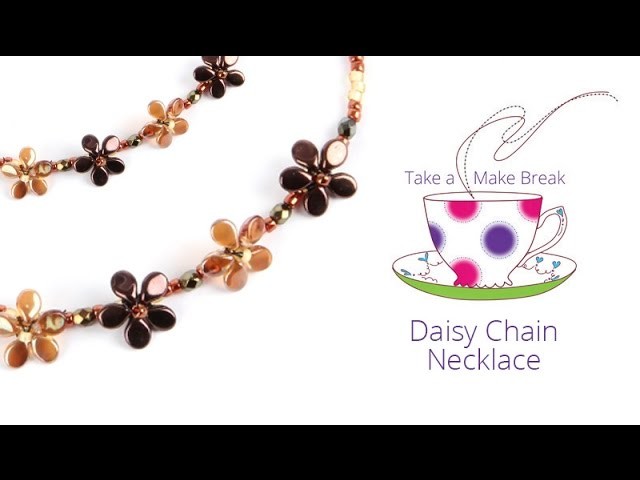 Daisy Chain Necklace | Take a Make Break with Sarah