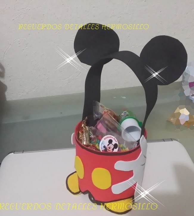 DIY Como Hacer Dulcero Micke Mouse Con Botella Pet