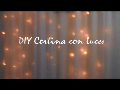 DIY Cortina con Luces ♡ por Argisa