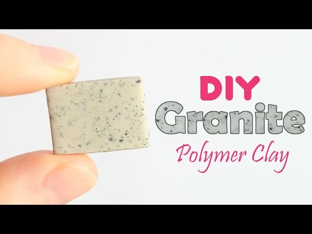 DIY Granite Polymer Clay Tutorial