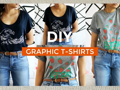 DIY GRAPHIC TEES 2 WAYS | pacifically