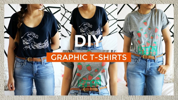 DIY GRAPHIC TEES 2 WAYS | pacifically