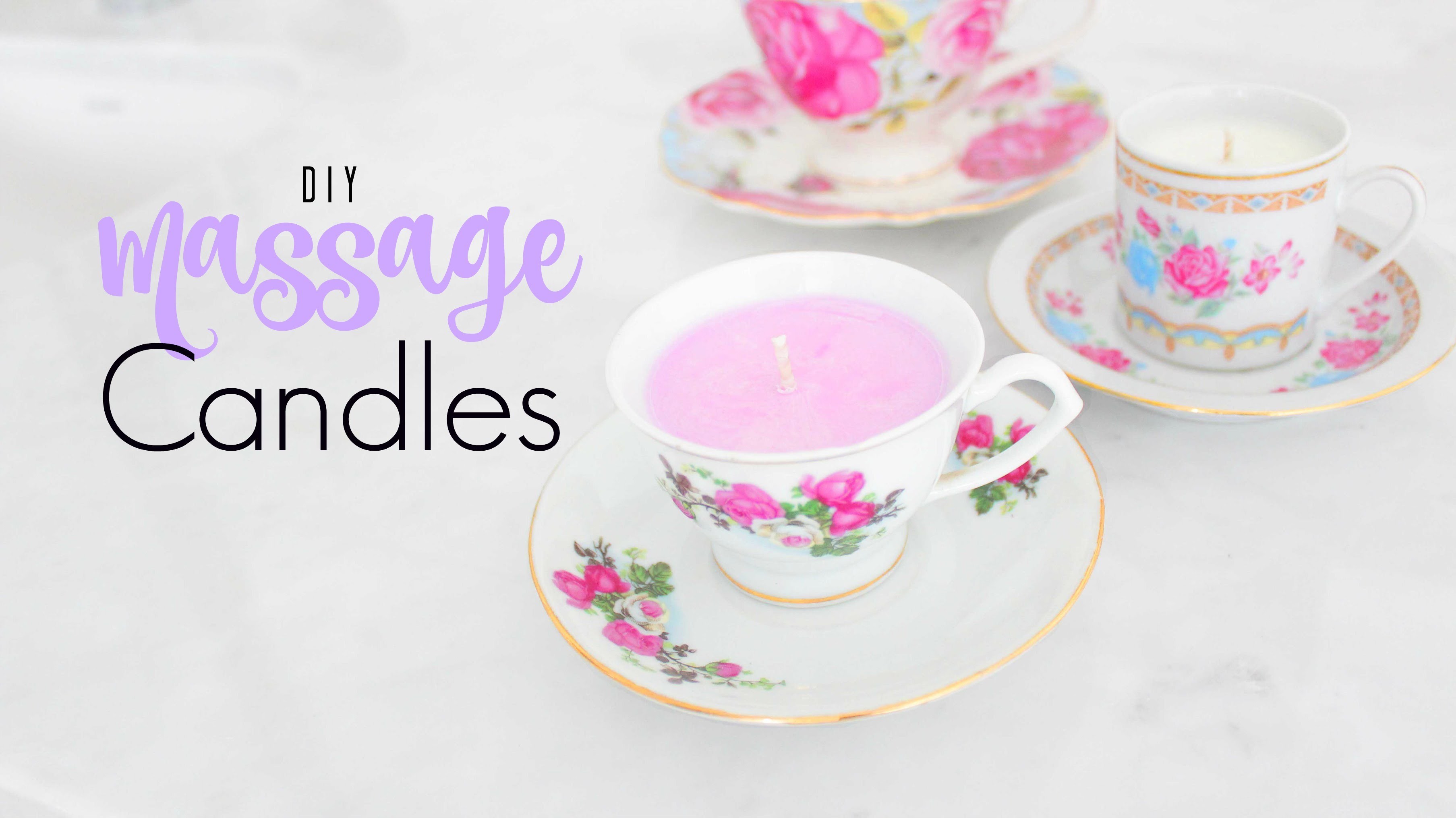 DIY Massage Candles - 2 in 1 Mothers Day Gift Idea