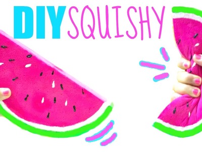 DIY WATERMELON SQUISHY | How to make a squishy | EASY DIY Toys for Kids