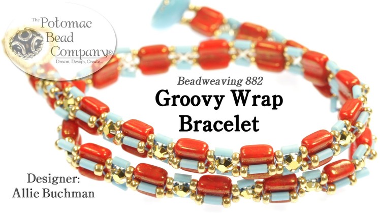 Groovy Wrap Bracelet (Beadweaving DIY)