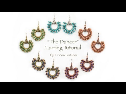 How to Circular Brick Stitch from Beadshop.com: "The Dancer" Earrings