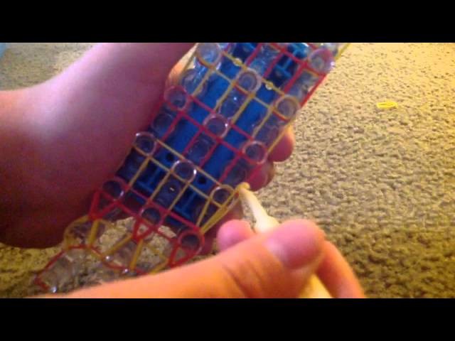 How to make the tunnel rainbow loom bracelet