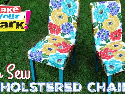 How to: No Sew Upholstered Chair