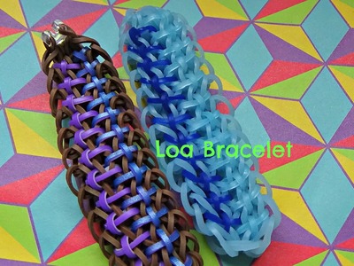 Loa Bracelet|| Rainbow Loom tutorial