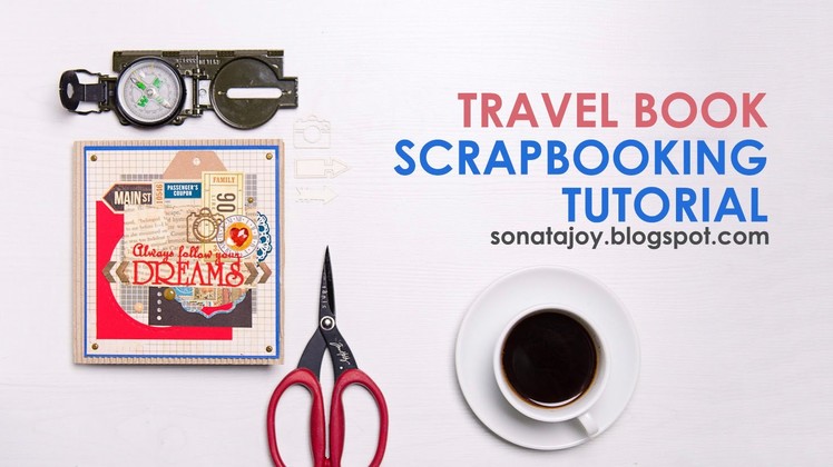 Mini Album.Travel Book Scrapbooking Tutorial. Scrapinec and Graphic45