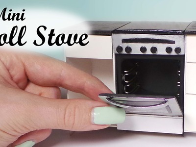 Miniature Oven.Stove Tutorial - Dollhouse Stove