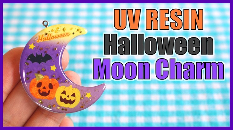 UV Resin Halloween Moon Charm Kit