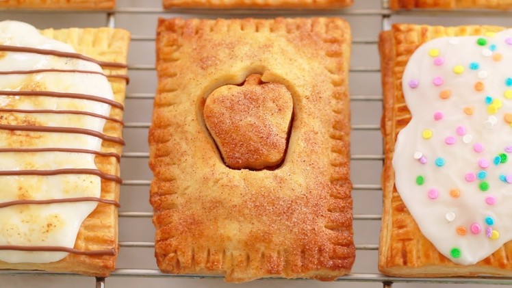 3 NEW Homemade Pop-Tarts: Apple Pie, S'mores & Funfetti - Gemma's Bigger Bolder Baking Ep  95