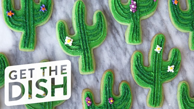 Cactus Cookies with Cookies, Cupcakes, & Cardio | Get the Dish