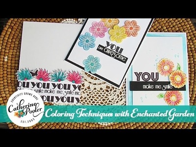 Coloring Techniques with the Enchanted Garden Stamp Set