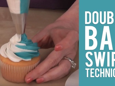 Create Easy and Fun Cupcakes using the Double Bag Swirl Technique
