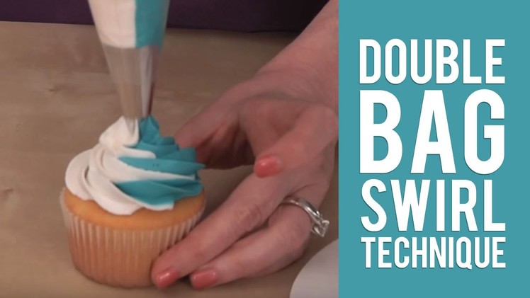 Create Easy and Fun Cupcakes using the Double Bag Swirl Technique