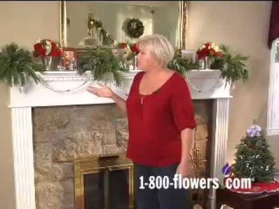 Decorating a Holiday Fireplace Mantel with Julie Mulligan