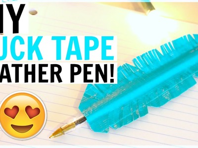 DIY Duck Tape Feather Pen!